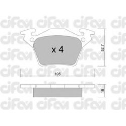 CIFAM                                                822-574-0, Nenurodytas gamintojas, 822-574-0, auto detalė