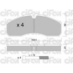 CIFAM 822-578-0, Nenurodytas gamintojas, 822-578-0, auto detalė