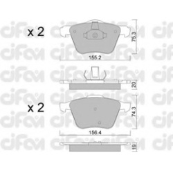 CIFAM                                                822-599-1, Nenurodytas gamintojas, 822-599-1, auto detalė
