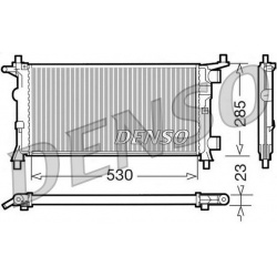Aušinimo radiatorius
DENSO DRM20041, DENSO, D