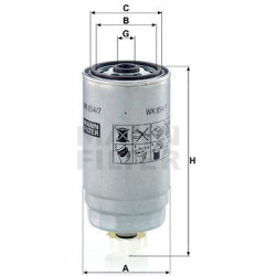kuro filtras
                                MANN-FILTER                                                WK854/7, MANN-FILTER,