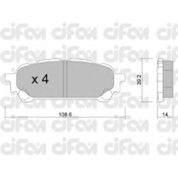 CIFAM                                                822-613-0, Nenurodytas gamintojas, 822-613-0, auto detalė