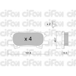CIFAM                                                822-619-0, Nenurodytas gamintojas, 822-619-0, auto detalė