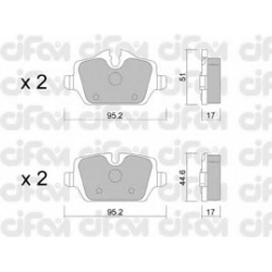 CIFAM                                                822-641-0, Nenurodytas gamintojas, 822-641-0, auto detalė