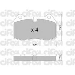 CIFAM                                                822-645-0, Nenurodytas gamintojas, 822-645-0, auto detalė
