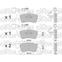 CIFAM                                                822-661-0, Nenurodytas gamintojas, 822-661-0, auto detalė