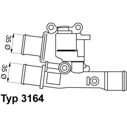 termostatas, aušinimo skystis
                                BorgWarner (Wahler)                                           