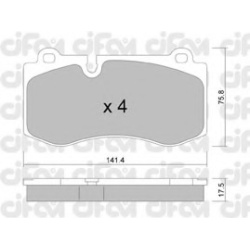 CIFAM                                                822-669-0, Nenurodytas gamintojas, 822-669-0, auto detalė