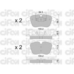 CIFAM                                                822-675-3, Nenurodytas gamintojas, 822-675-3, auto detalė
