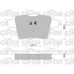 CIFAM                                                822-677-0, Nenurodytas gamintojas, 822-677-0, auto detalė