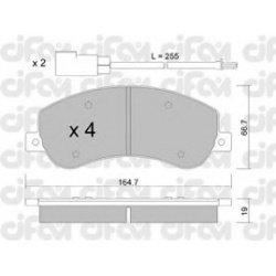 CIFAM                                                822-680-0, Nenurodytas gamintojas, 822-680-0, auto detalė
