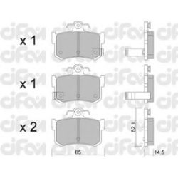 CIFAM                                                822-691-1, Nenurodytas gamintojas, 822-691-1, auto detalė