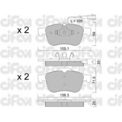 CIFAM                                                822-703-0, Nenurodytas gamintojas, 822-703-0, auto detalė