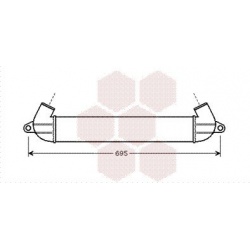 tarpinis suslėgto oro aušintuvas, kompresorius
                                VAN WEZEL                                   