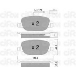 CIFAM                                                822-704-1, Nenurodytas gamintojas, 822-704-1, auto detalė