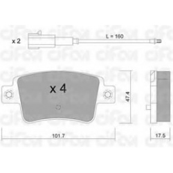 CIFAM                                                822-705-1, Nenurodytas gamintojas, 822-705-1, auto detalė