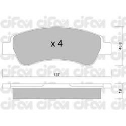 CIFAM                                                822-710-0, Nenurodytas gamintojas, 822-710-0, auto detalė