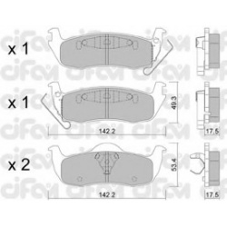 CIFAM                                                822-720-0, Nenurodytas gamintojas, 822-720-0, auto detalė