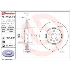stabdžių diskas (1vnt) PRIME LINE - UV Coated
                                BREMBO                                       