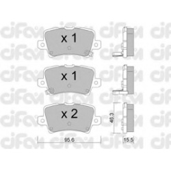 CIFAM                                                822-729-0, Nenurodytas gamintojas, 822-729-0, auto detalė