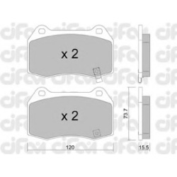 CIFAM                                                822-738-0, Nenurodytas gamintojas, 822-738-0, auto detalė