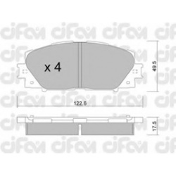 CIFAM                                                822-745-0, Nenurodytas gamintojas, 822-745-0, auto detalė