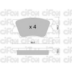 CIFAM                                                822-749-0, Nenurodytas gamintojas, 822-749-0, auto detalė