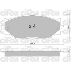 CIFAM                                                822-760-0, Nenurodytas gamintojas, 822-760-0, auto detalė