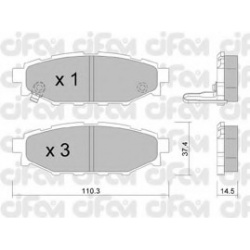 CIFAM                                                822-764-0, Nenurodytas gamintojas, 822-764-0, auto detalė
