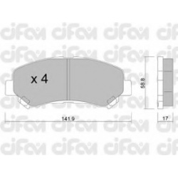 CIFAM                                                822-792-0, Nenurodytas gamintojas, 822-792-0, auto detalė