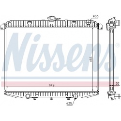 Aušinimo radiatorius
NISSENS 62070A, NISSENS,