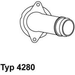 termostatas, aušinimo skystis
BorgWarner (Wahler) 4280.80D, B