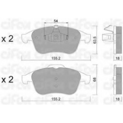 CIFAM                                                822-803-2, Nenurodytas gamintojas, 822-803-2, auto detalė