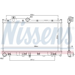 Aušinimo radiatorius
                                NISSENS                                                67744, NISSENS, 