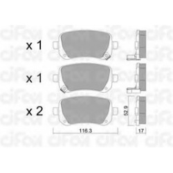 CIFAM                                                822-864-0, Nenurodytas gamintojas, 822-864-0, auto detalė