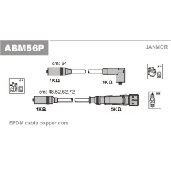 uždegimo laido komplektas
                                JANMOR                                                ABM56P, JANM