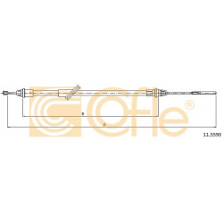 trosas, stovėjimo stabdys
                                COFLE                                                11.5590, Nenu