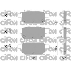 CIFAM                                                822-915-0, Nenurodytas gamintojas, 822-915-0, auto detalė
