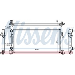 Aušinimo radiatorius
                                NISSENS                                64106, NISSENS, 64106, auto deta