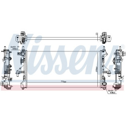 Aušinimo radiatorius
                                NISSENS                                                63568, NISSENS, 