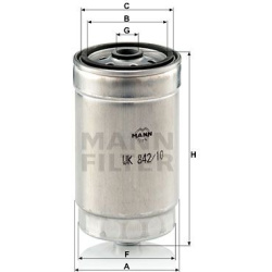 kuro filtras
                                MANN-FILTER                                                WK842/10, MANN-FILTER