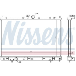 Aušinimo radiatorius
                                NISSENS                                                628972, NISSENS,