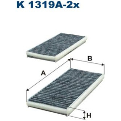 filtras, salono oras
                                FILTRON                                                K1319A-2X, Nenuro