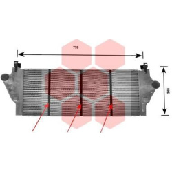 tarpinis suslėgto oro aušintuvas, kompresorius
                                VAN WEZEL                                   