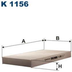 filtras, salono oras
                                FILTRON                                                K1156, Nenurodyta