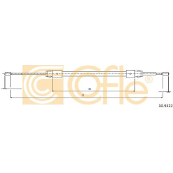 trosas, stovėjimo stabdys
                                COFLE                                                10.9322, Nenu