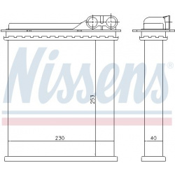 šilumokaitis, salono šildymas
                                NISSENS                                73363, NISSENS, 73363,