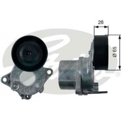 diržo įtempiklis, V formos rumbuotas diržas DriveAlign™
                                GATES                           