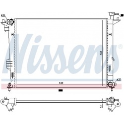 Aušinimo radiatorius
                                NISSENS                                                66761, NISSENS, 