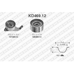 paskirstymo diržo komplektas
                                SNR                                                KD469.12, SN